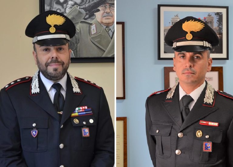 Francesco D’Ottavio è il nuovo Comandante Carabinieri di Poggio Mirteto. Pantaleo Mangia va al comando del Nucleo Investigativo di Rieti