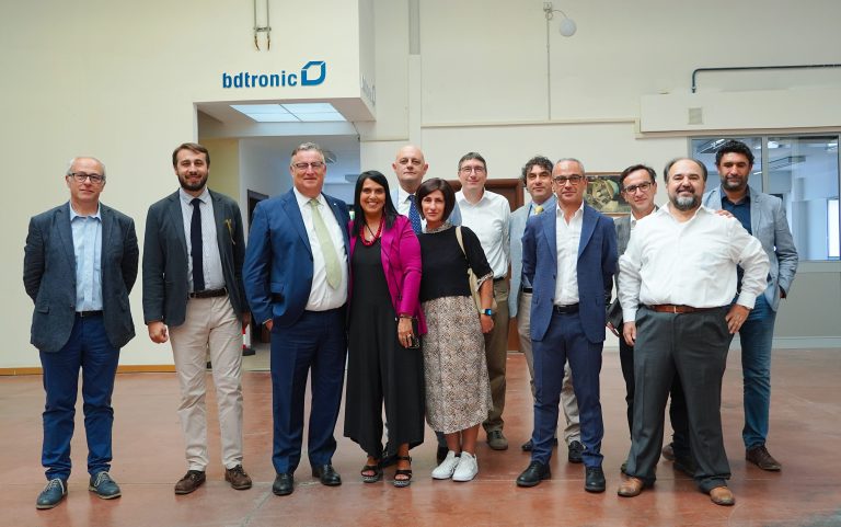 Comune di Rieti e Regione visitano BDTronic Italia alla presenza del CEO Vandernrhijn. Previsti investimenti su area produttiva e personale