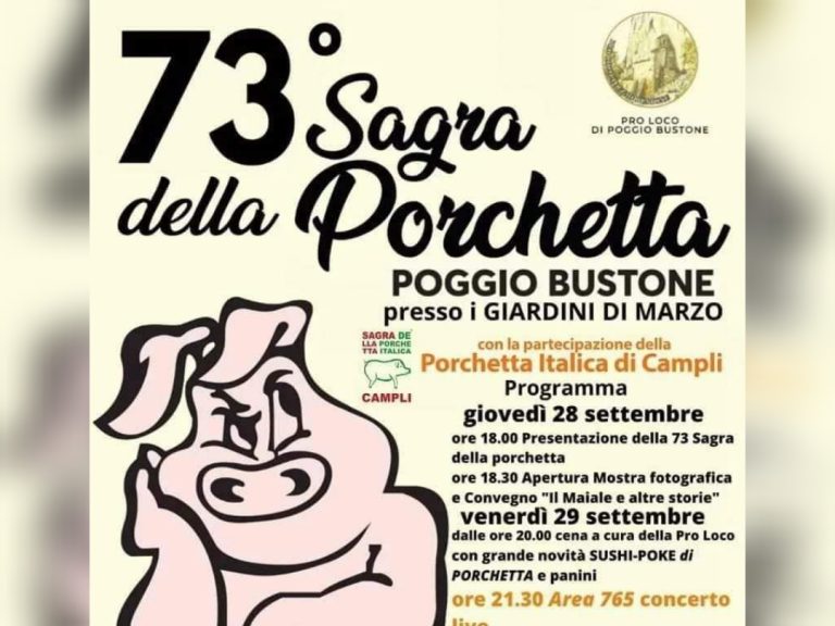 Sagra della Porchetta, il sindaco Mostarda ringrazia