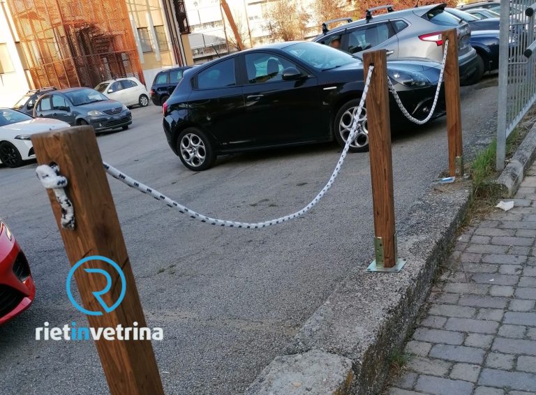 Grazie a Rietinvetrina con la mia segnalazione ripristinato il passamano zona Ponte Milardi