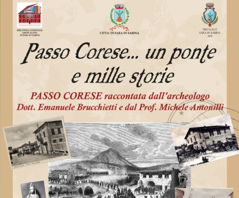 Passo Corese e il porto sul Tevere. Il 21 ottobre convegno con l’archeologo Emanuele Brucchietti