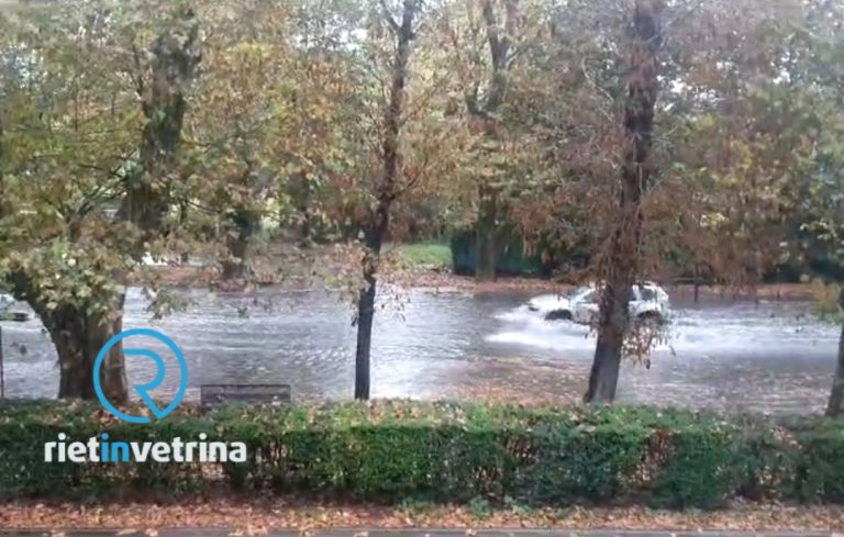 Viale Maraini nuovamente allagato