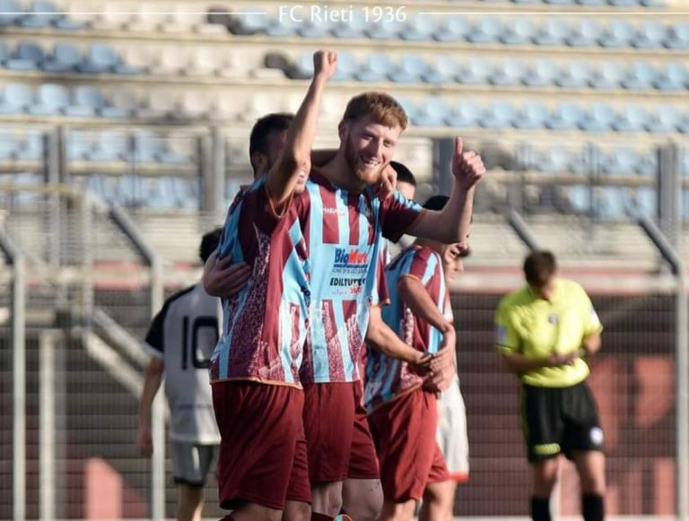 Il Rieti è travolgente: 4-0 alla Sanpolese e primato! Battisti: “Complimenti a tutti”