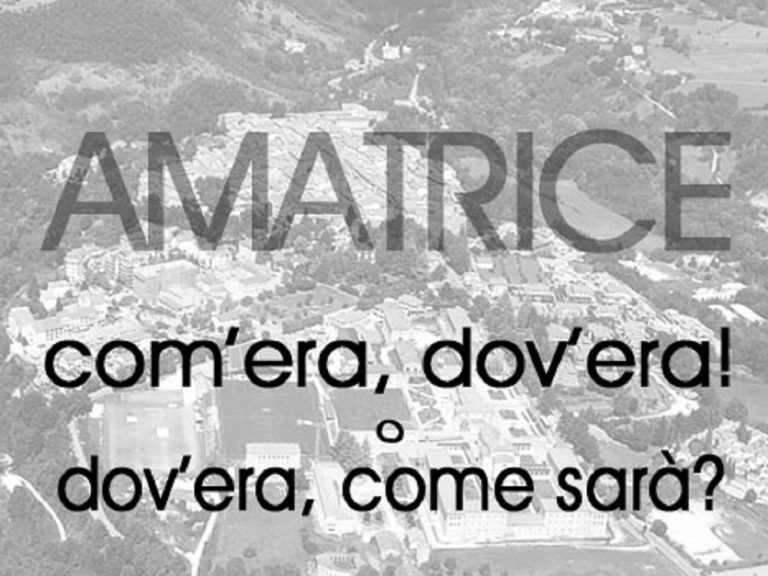 “Amatrice è tardi, di questo passo ci serviranno altri 50 anni per ricostruire il centro storico”