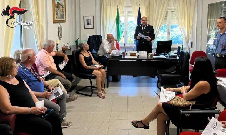 Stop truffe, i Carabinieri incontrano la popolazione di Micigliano