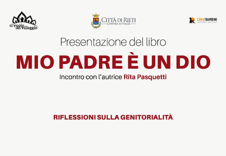 Mio padre è un dio, anzi no: un libro e un dibattito sulla figura paterna