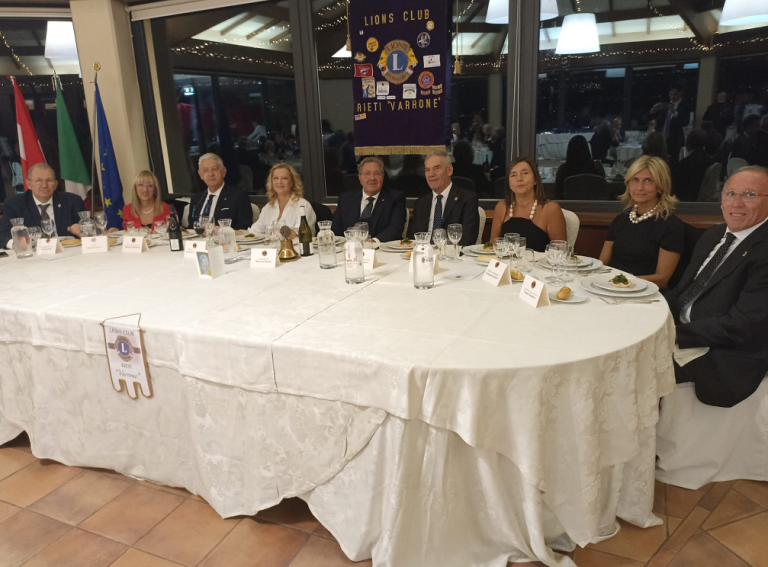 Celebrata la 47° Charter Night del Lions Club Rieti Varrone