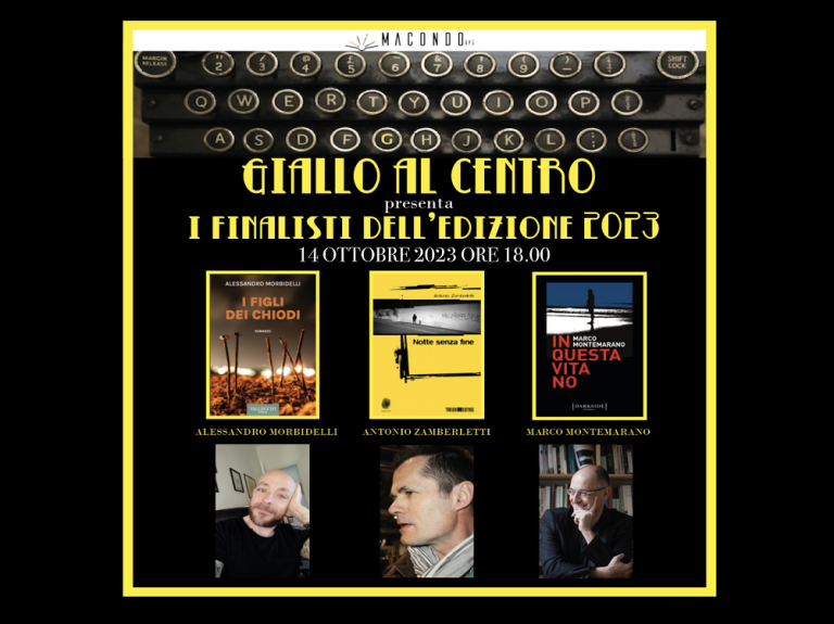 Sabato 14 ottobre a Rieti la settima edizione di “Giallo al Centro”