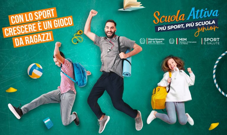 Al via l’edizione 2023-2024 del progetto “Scuola Attiva Junior”