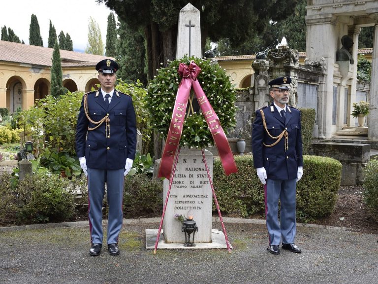 La Polizia di Stato di Rieti ha ricordato i Caduti in servizio e il personale scomparso