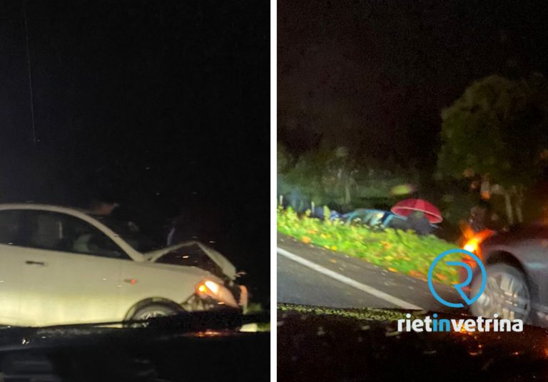 Secondo grave incidente sulla Salaria per Roma. Carambola e auto nella scarpata