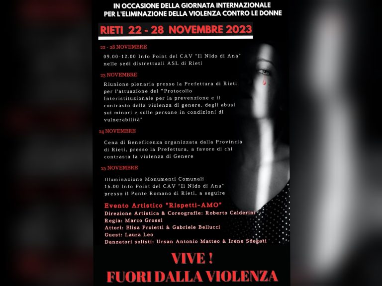 Su Ponte Romano l’evento “Rispetti-AMO”, contro la violenza sulle donne