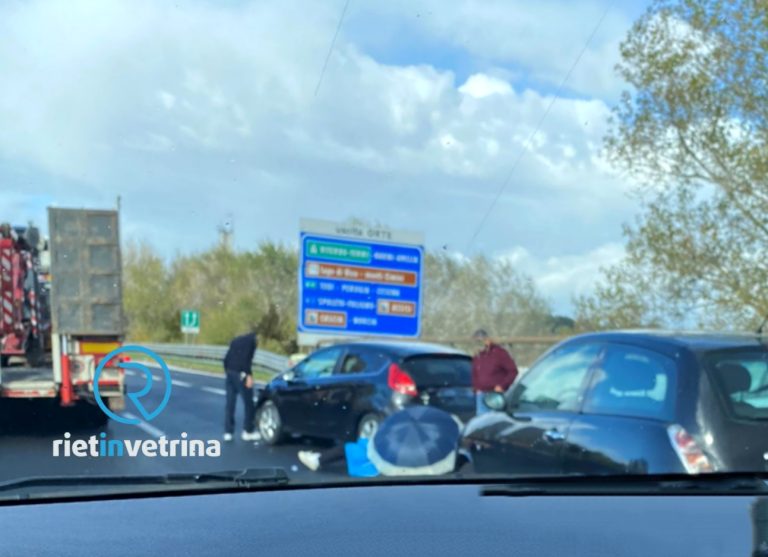 Incidente tra Magliano Sabina ed Orte. Donna accasciata a terra