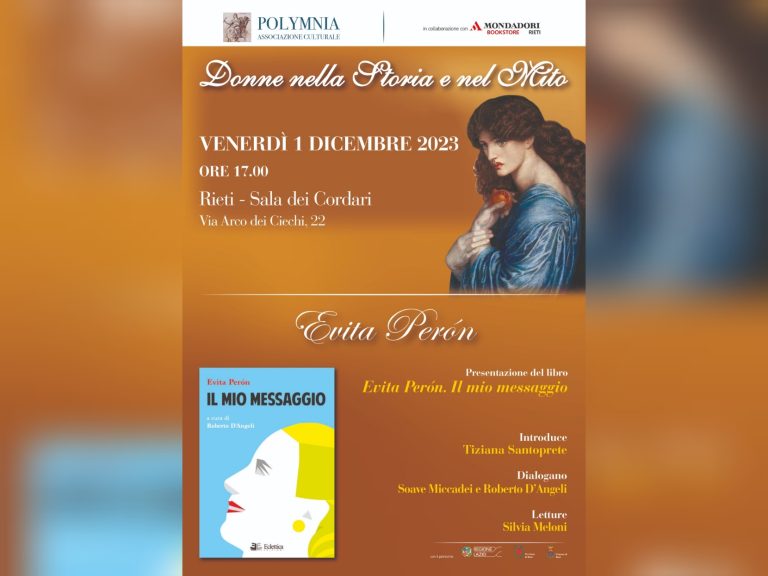 Ultimo appuntamento della rassegna “Le donne nella storia e nel mito”