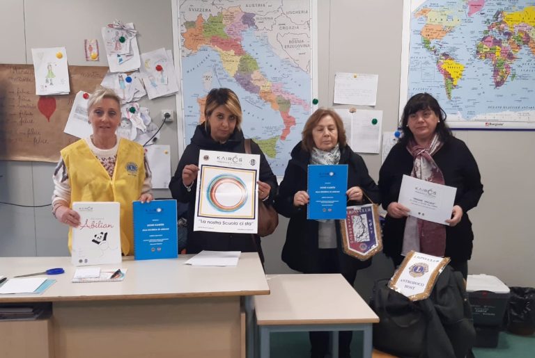 Lions Club Antrodoco Host dona materiale didattico alla Primaria di Poggio Bustone