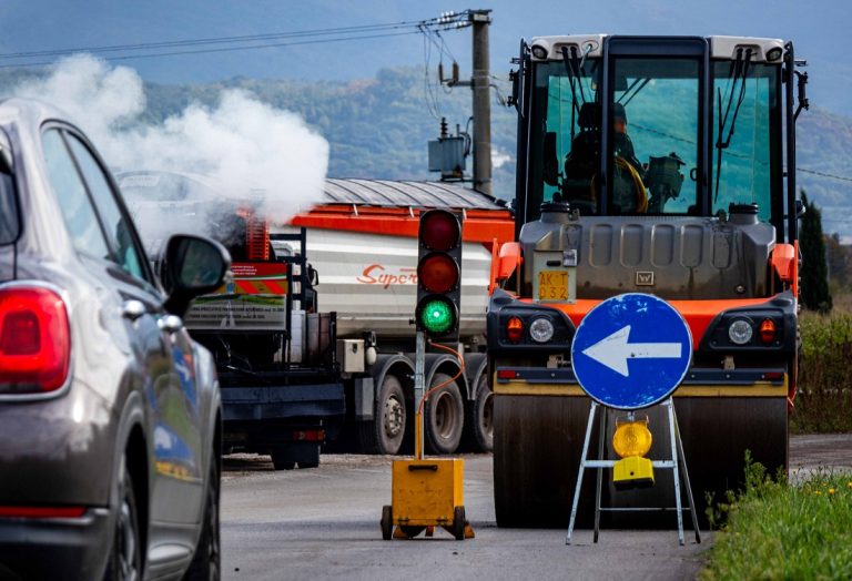 Via Salaria per L’Aquila, dal 31 luglio nuova ripavimentazione tratto interessato dai lavori per la nuova fognatura