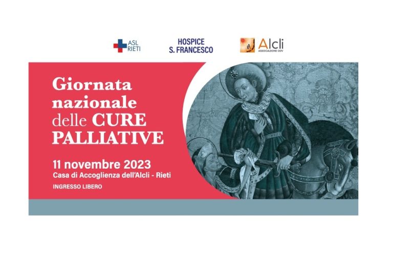 L’11 novembre a Rieti si celebra la Giornata Nazionale delle Cure Palliative