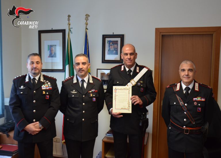 Casperia, il Carabiniere Giuseppe Settimi va in congedo. Il paese lo saluta