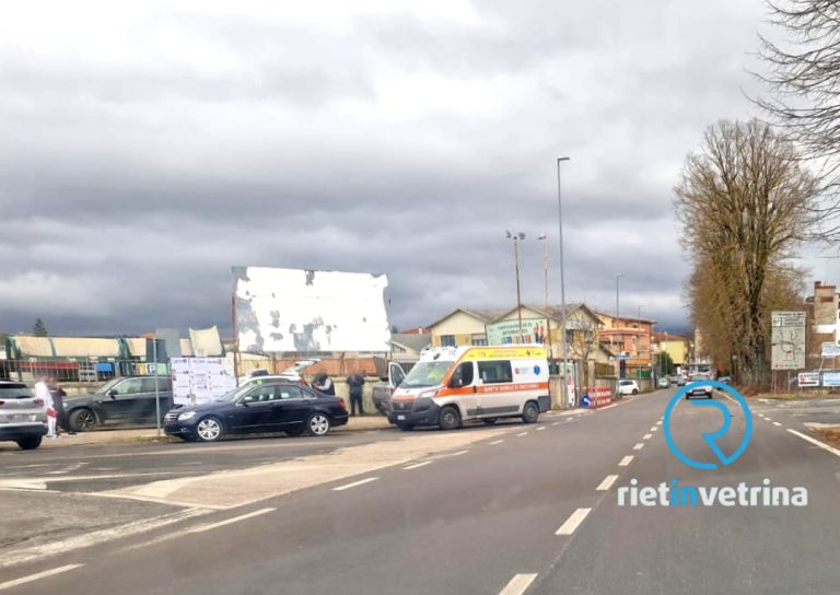 Incidente in via Tancia. Sul posto il 118