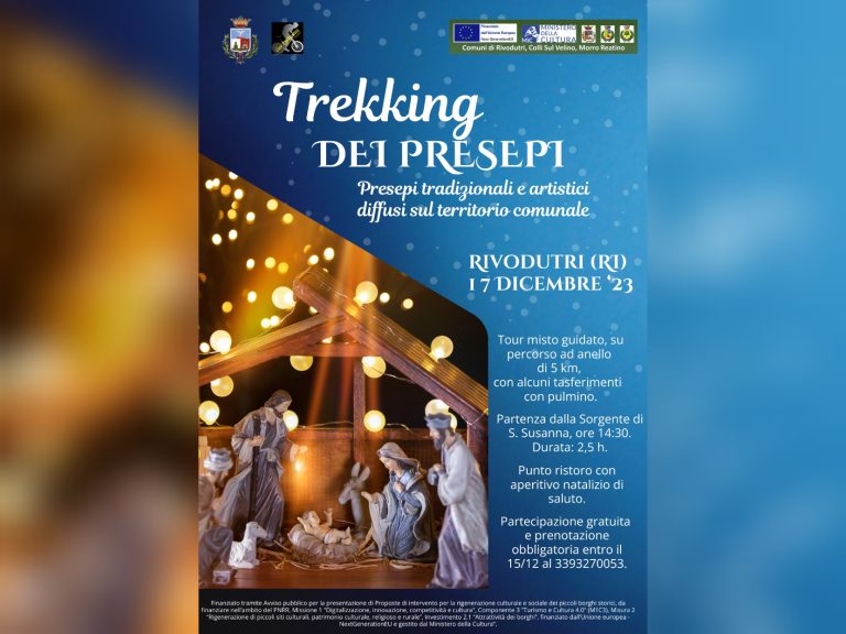 Rivodutri, trekking urbano alla scoperta dei Presepi