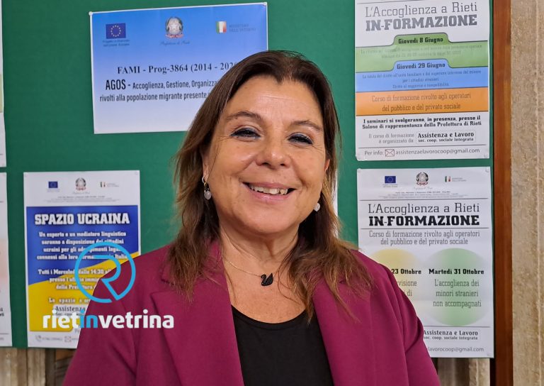 ►VIDEO – Progetto FAMI, la Prefetta di Rieti Pinuccia Niglio spiega di cosa si tratta