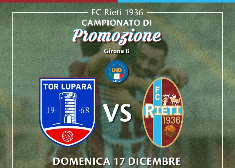 Il Rieti a Tor Lupara per allungare ancora. Battisti: “Concentrazione massima”