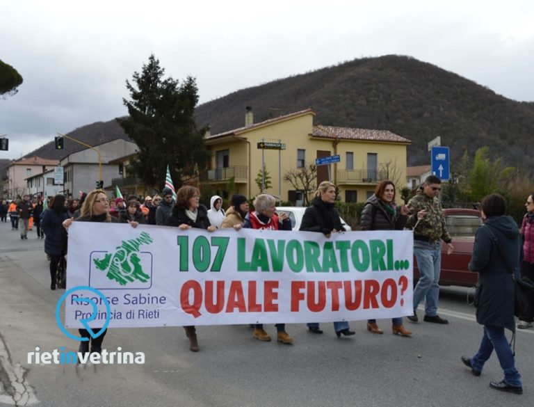 Ex Risorse Sabine, Schiboni: “Trovato il budget per garantire stipendi ai lavoratori”
