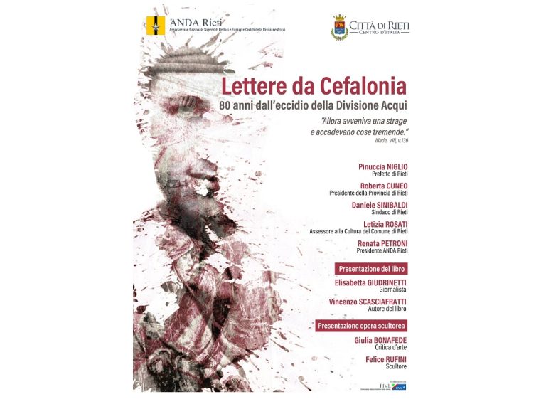 “Lettere da Cefalonia”, venerdì 15 dicembre evento al Polo Santa Lucia
