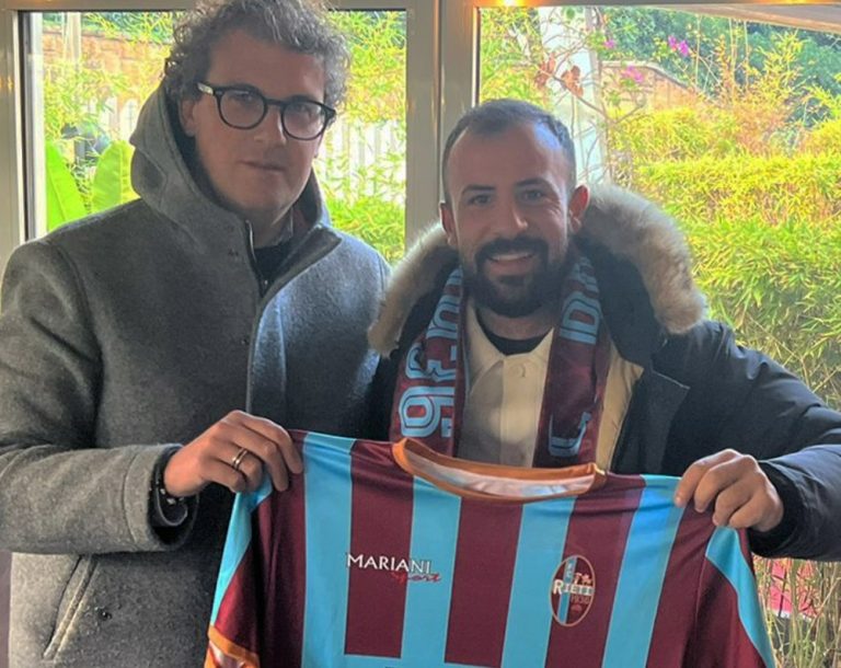 Il Rieti si assicura le prestazioni sportive del calciatore Matteo Monteforte