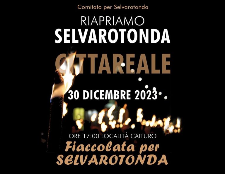 Fiaccolata per la riapertura degli impianti di Selvarotonda