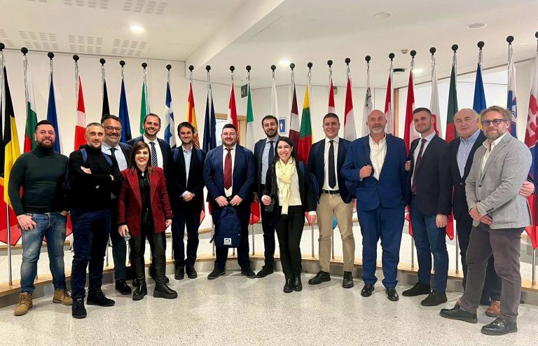 Delegazione di amministratori locali di FdI incontra il capogruppo ECR al Parlamento Europeo, Nicola Procaccini