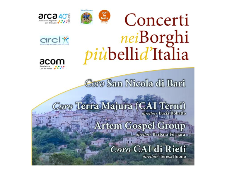 Ad Orvinio concerto de “I borghi più belli d’Italia”