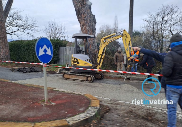 Iniziati i lavori in via Ricci incrocio via Nenni