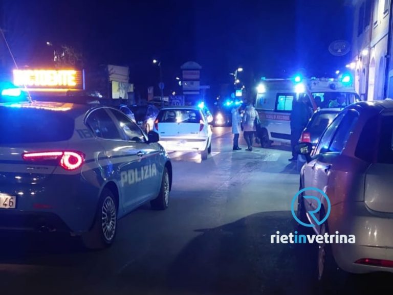 Investito un pedone zona La Fornace