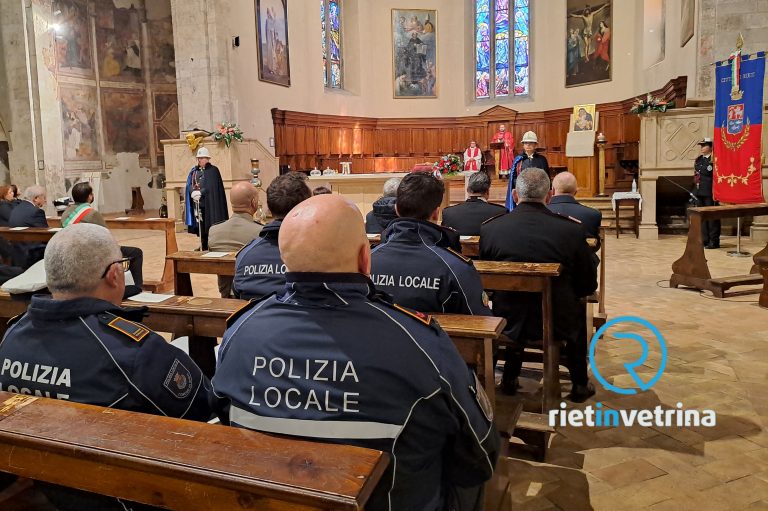 La Polizia Locale di Rieti ha celebrato il patrono san Sebastiano. Messa officiata dal vescovo Piccinonna – LE FOTO