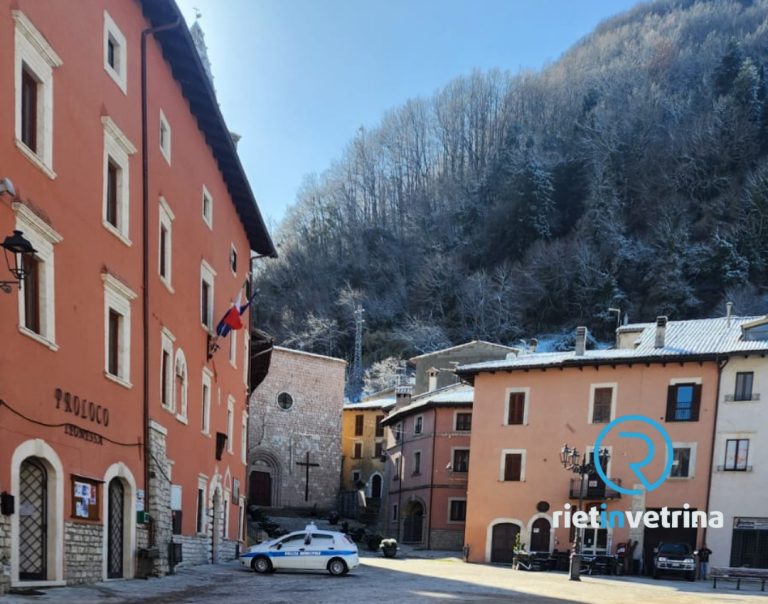 Maltempo, anche a Leonessa solamente una spolverata di neve