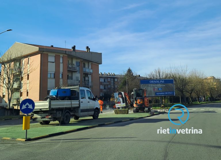 In corso i lavori del nuovo mini svincolo in viale de Juliis