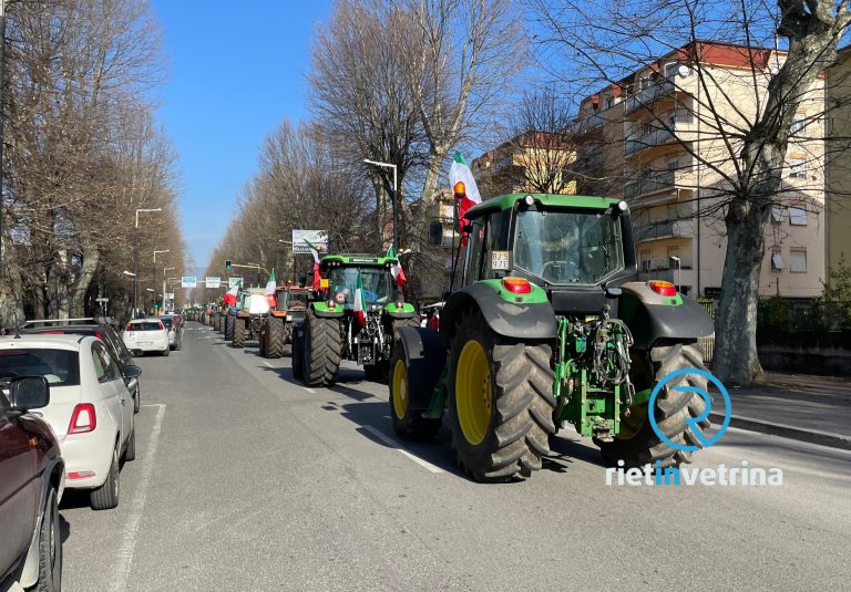 La “Protesta dei trattori” a Rieti – LE FOTO