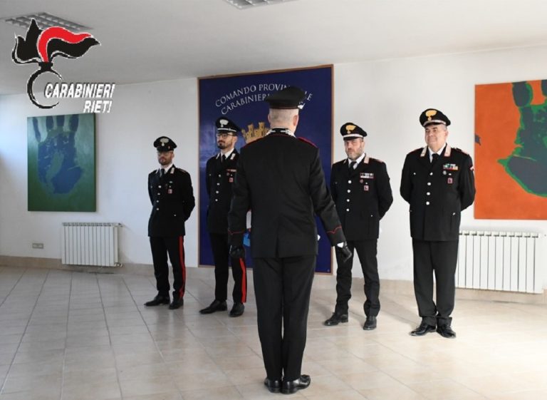 Compiacimento del comandante Valerio Marra per sei carabinieri