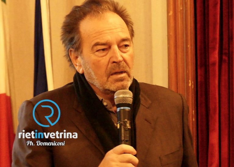 L’attore Sebastiano Somma a Rieti per la presentazione della stagione teatrale al Flavio Vespasiano