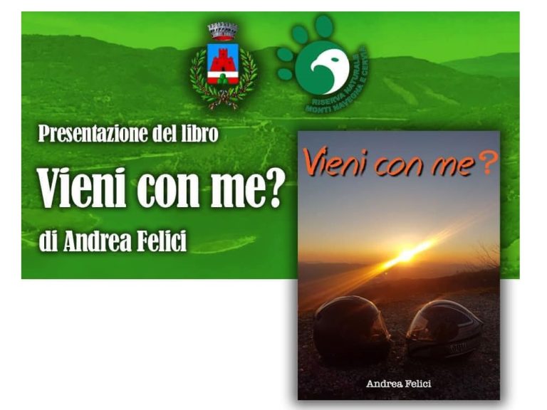 Alla Biblioteca Comunale di Poggio Moiano presentazione del libro “Vieni con me?” di Andrea Felici