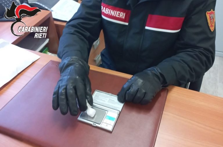 Arrestato 30enne reatino per detenzione e spaccio di droga