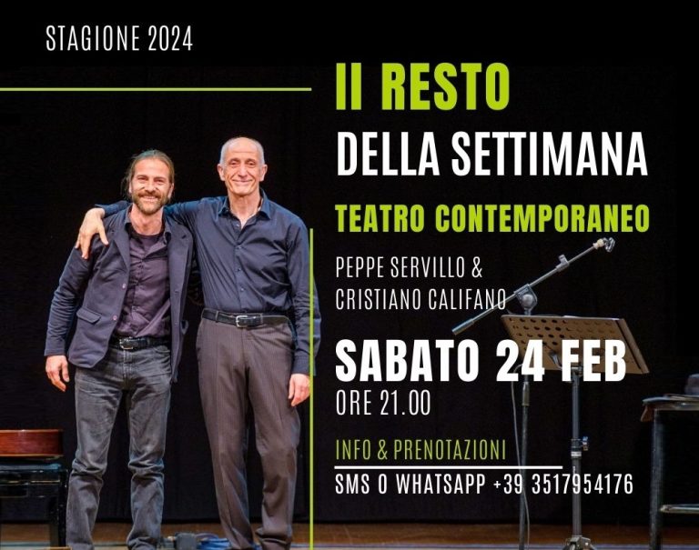 Secondo appuntamento al Teatro Potlach con la stagione di teatro contemporaneo