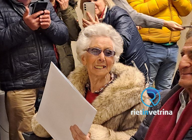 Cittaducale omaggia Geltrude Conocchia, farmacista di 100 anni