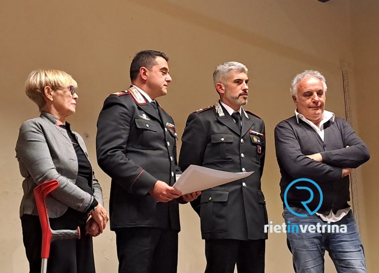 Riconoscimento per il Comando Carabinieri di Cittaducale per l’operato del 2023