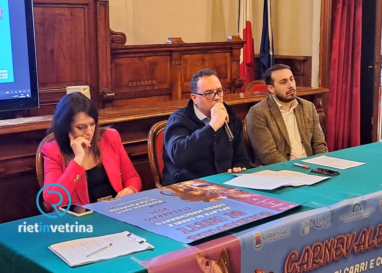 “Carnevale di Rieti 2024”. Partenza l’11 febbraio da via Fundania – IL PERCORSO