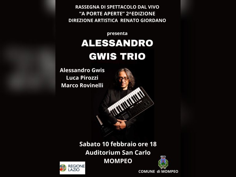 A Mompeo concerto dell’Alessandro Gwis Trio