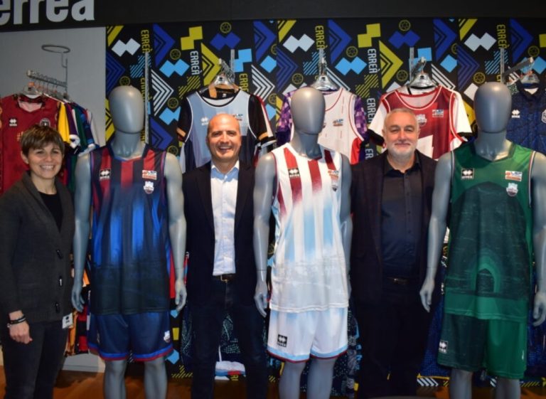 La Real Sebastiani Rieti presenta a Parma le maglie 2024 – 2025 con Errea