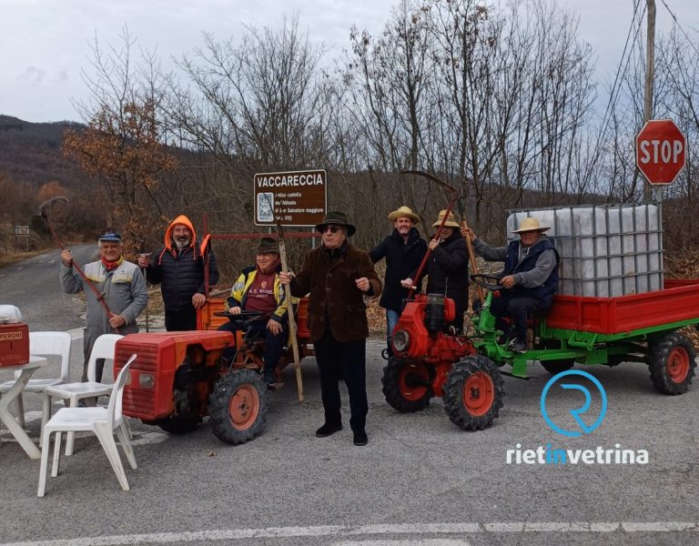 Vaccareccia sta con gli agricoltori in protesta