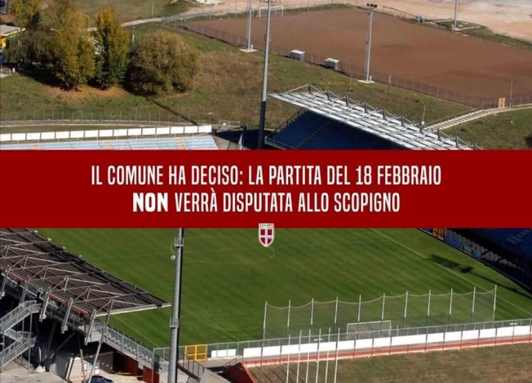 SSA Rieti: “Siamo basiti. Slitta ancora l’ok per l’utilizzo dello Stadio Scopigno”
